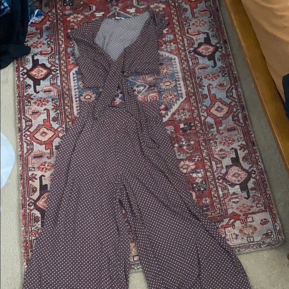 Purple jump suit set